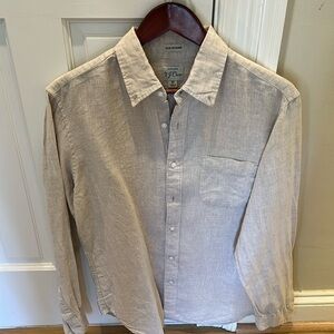 J Crew Linen Button Down